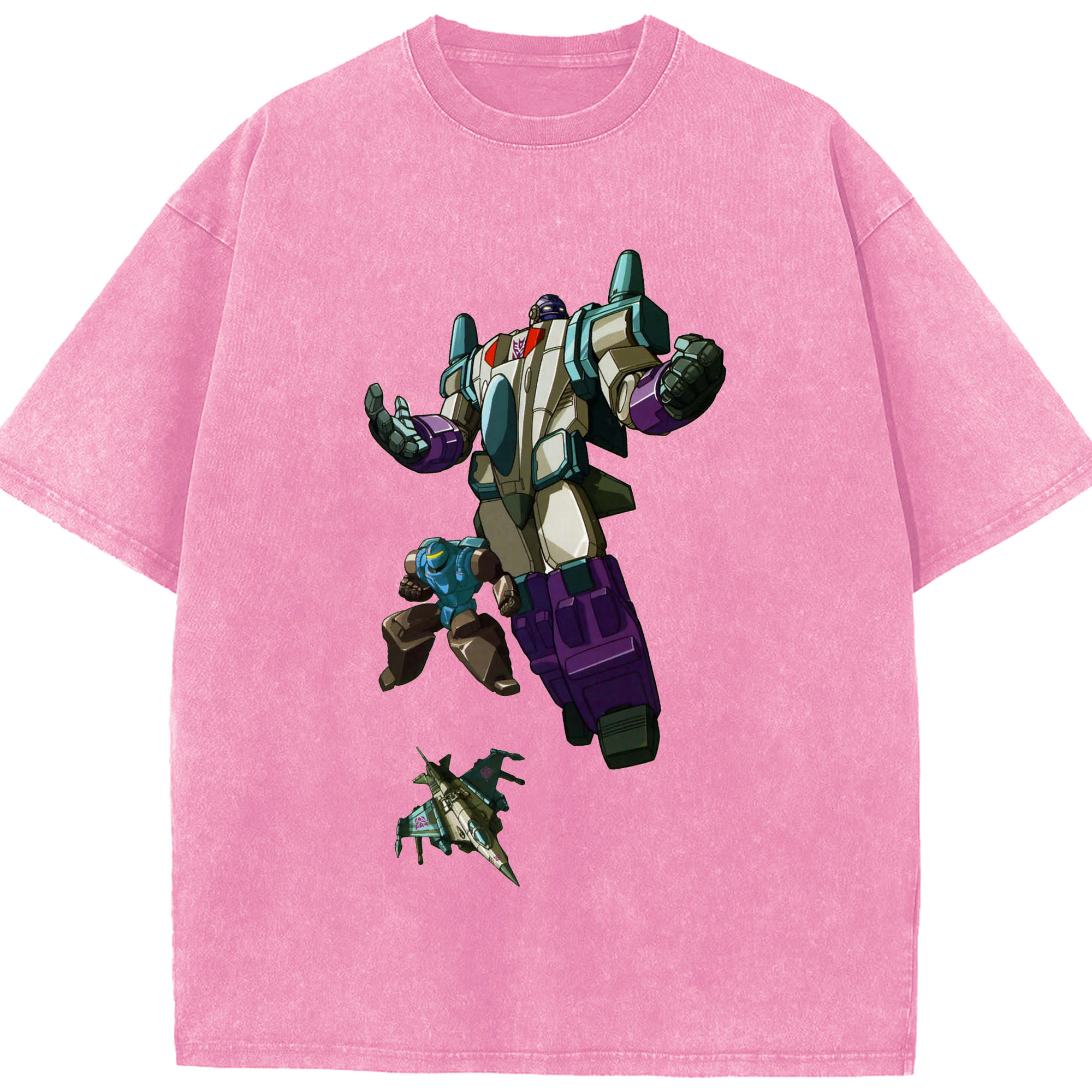 （画像用）  綿100% ヴィンテージ風 半袖Tシャツ（フロントプリント）